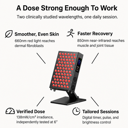 GRYD Solis - LED Red Light Therapy Panel