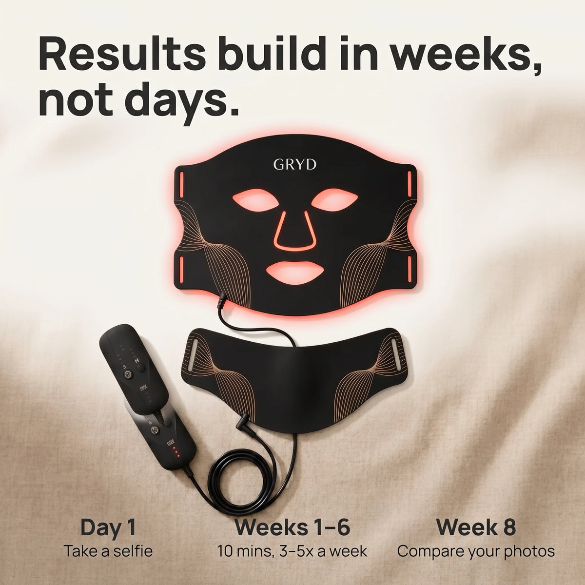 GRYD Radiance - LED Light Therapy Face Mask