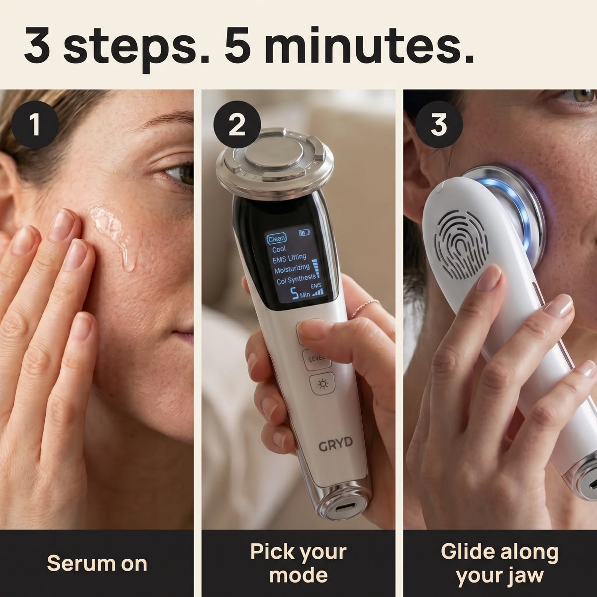 GRYD Contour - Microcurrent Facial Device